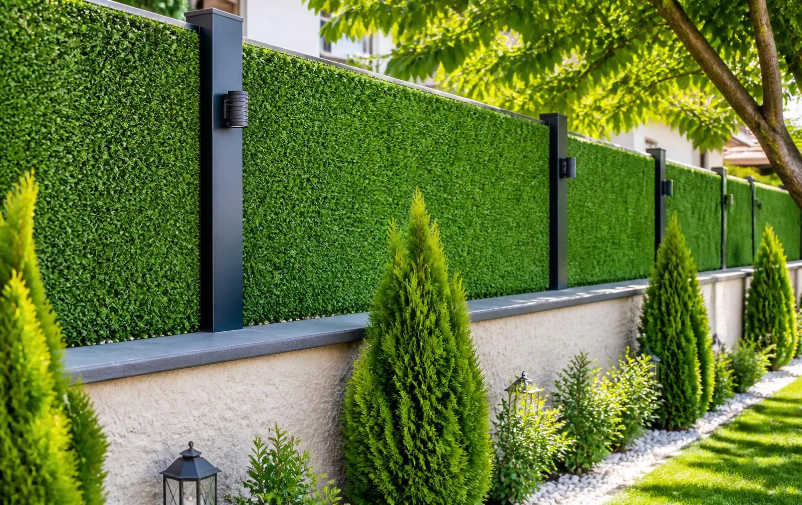 Aozdabak %100 UV korumalı, paslanmaz galvaniz tel altyapılı toptan çim çit rulo imalatı